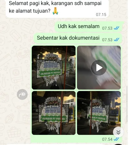 Pengiriman Papan Bunga Selamat Lengkong Karya