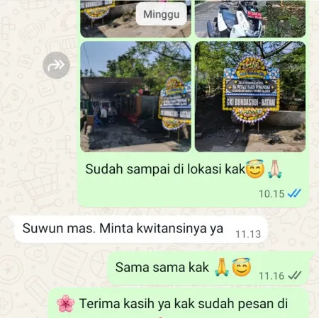 Pengiriman Papan Bunga Duka Lengkong Karya