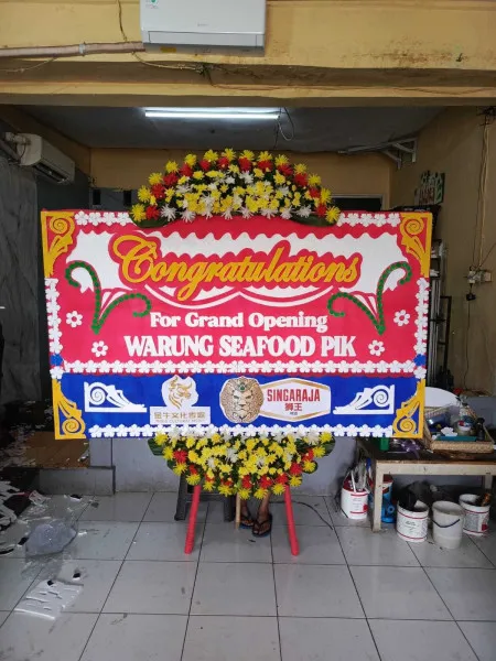 Papan Bunga Ucapan Selamat Lengkong Karya