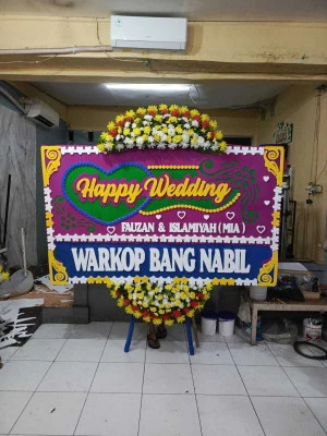 Papan Bunga di Lengkong Karya