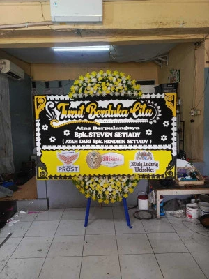 Papan Bunga di Lengkong Karya