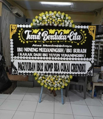 Papan Bunga di Lengkong Karya